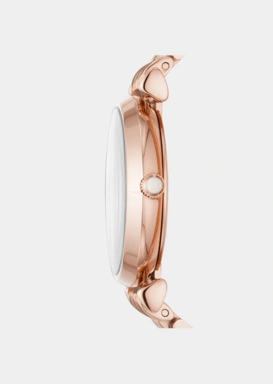 EMPORIO ARMANI,woman 32mm,32mm,Stainless Steel,White,Quartz,Hardlex,Crystal Glass,Round,AR11244 NLP NLC
