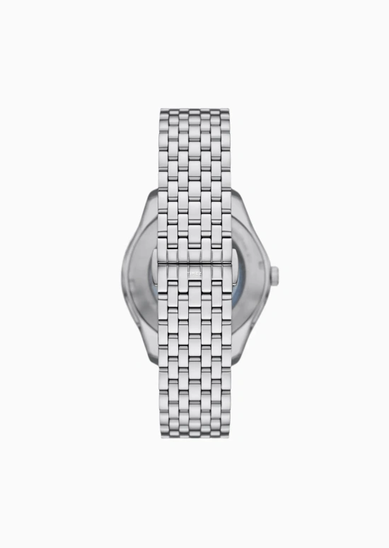EMPORIO ARMANI,man 41mm,41mm,Stainless Steel,White,Automatic,Day,Hardlex,Crystal Glass,AR60076 NLP NLC
