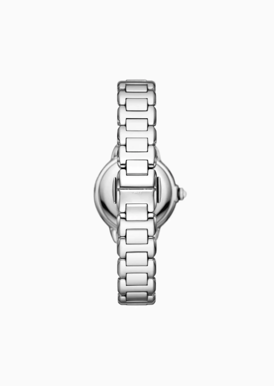 EMPORIO ARMANI,woman 32mm,32mm,Stainless Steel,White,Quartz,Hardlex,Crystal Glass,Round,AR11596 NLP NLC