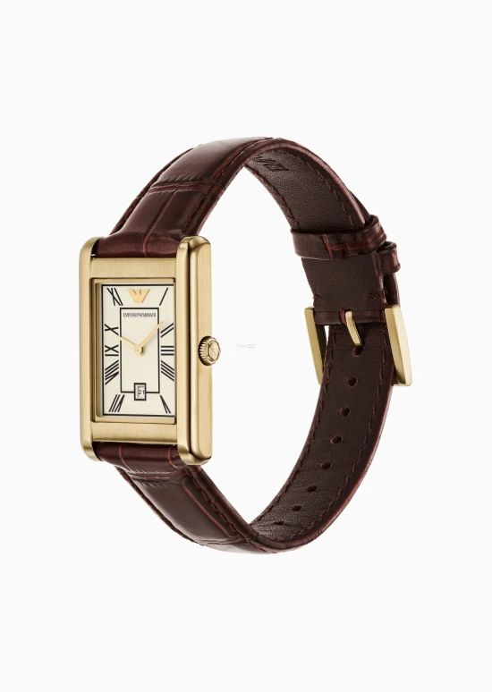 EMPORIO ARMANI,man 25mm,25mm,Stainless Steel,Cream,Quartz,Day,Glass,AR11665 NLP NLC