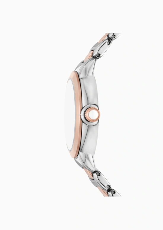 EMPORIO ARMANI,woman ,Stainless Steel,Silver,Quartz,Hardlex,Crystal Glass,Round,AR11643 NLP NLC