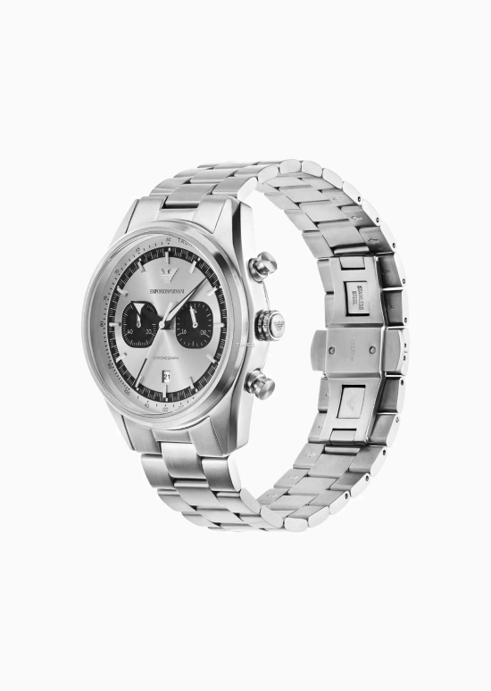 EMPORIO ARMANI,man 42mm,42mm,Stainless Steel,Silver,Quartz,Chronograph,Day,AR11636 NLP NLC