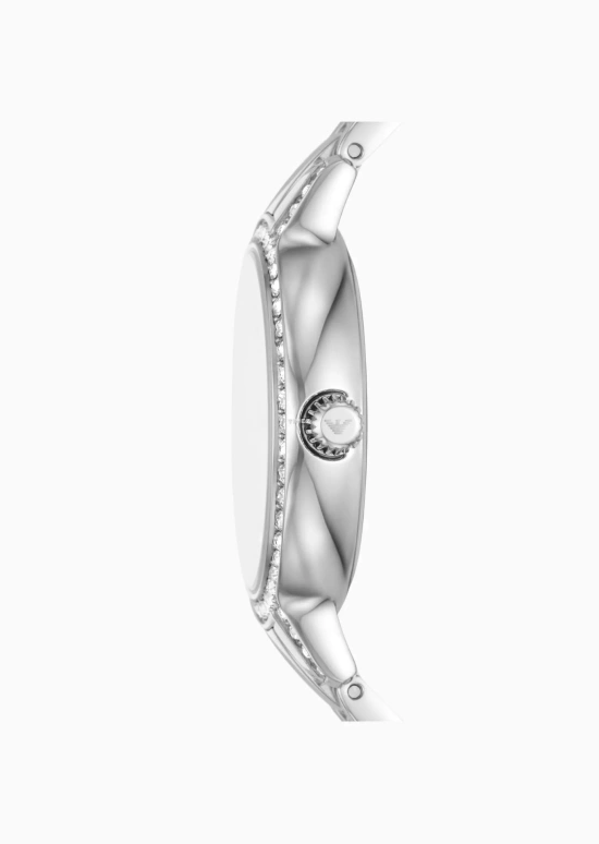 EMPORIO ARMANI,woman 32mm,32mm,Stainless Steel,Blue,Quartz,Hardlex,Crystal Glass,Round,AR11585 NLP NLC