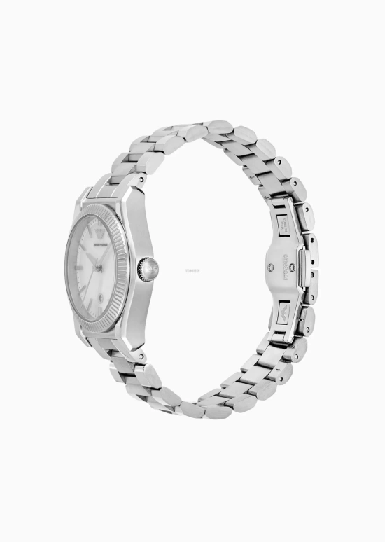 EMPORIO ARMANI,woman 32mm,32mm,Stainless Steel,White,Quartz,Day,Glass,AR11723 NLP NLC
