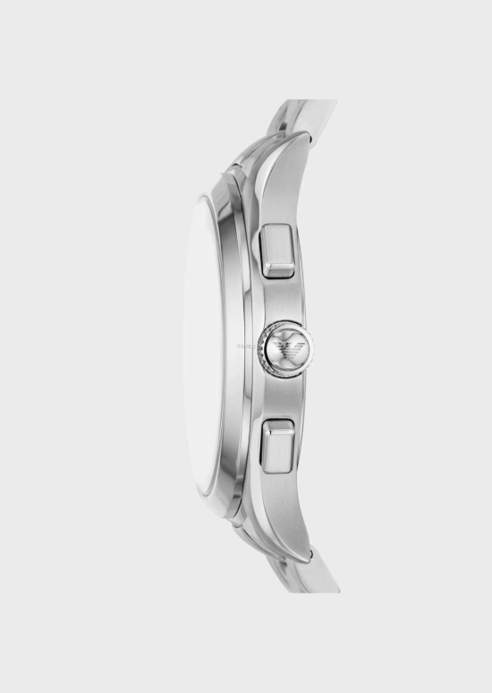 EMPORIO ARMANI,man 42mm,42mm,Stainless Steel,Green,Quartz,Chronograph,Day,AR11529 NLP NLC
