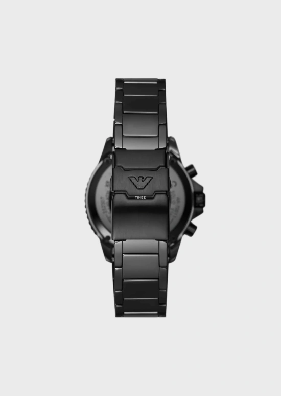 EMPORIO ARMANI,man 43.50mm,43.50mm,Ceramic,Black,Quartz,Chronograph,Day,AR70010 NLP NLC
