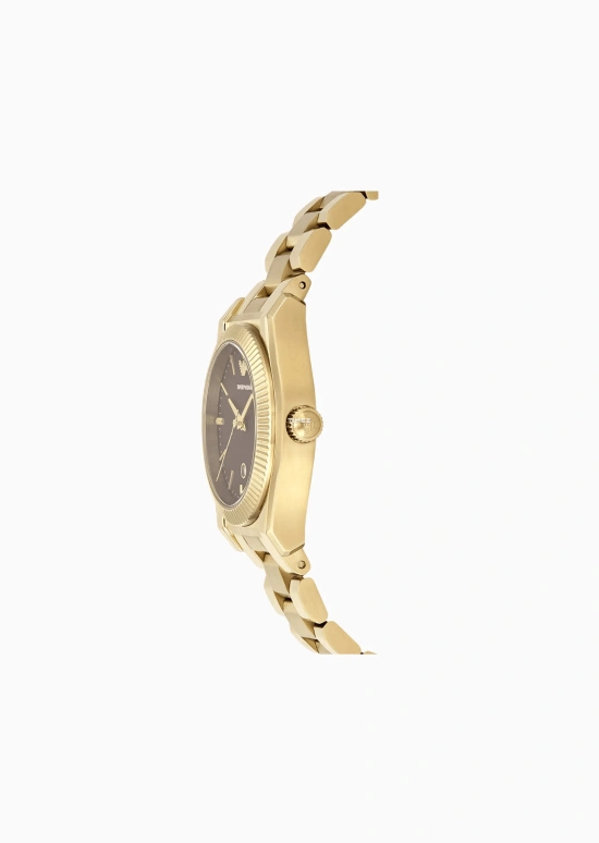 EMPORIO ARMANI,woman 32mm,32mm,Stainless Steel,Brown,Quartz,Day,Glass,AR11700NLPNLC