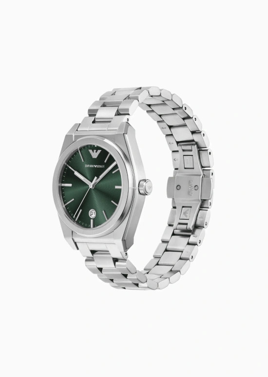 EMPORIO ARMANI,man 41mm,41mm,Stainless Steel,Green,Quartz,Day,Crystal Glass,AR11621 NLP NLC