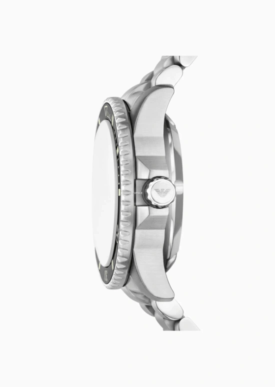 EMPORIO ARMANI,man 42mm,42mm,Stainless Steel,Beige,Automatic,Day,Sapphire,Crystal Glass,AR60083 NLP NLC