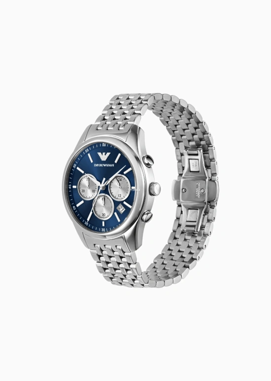 EMPORIO ARMANI,man 41mm,41mm,Stainless Steel,Blue,Quartz,Chronograph,Day,AR11582 NLP1 NLC