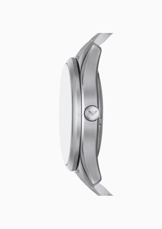 EMPORIO ARMANI,man 41mm,41mm,Stainless Steel,White,Automatic,Day,Hardlex,Crystal Glass,AR60076 NLP NLC