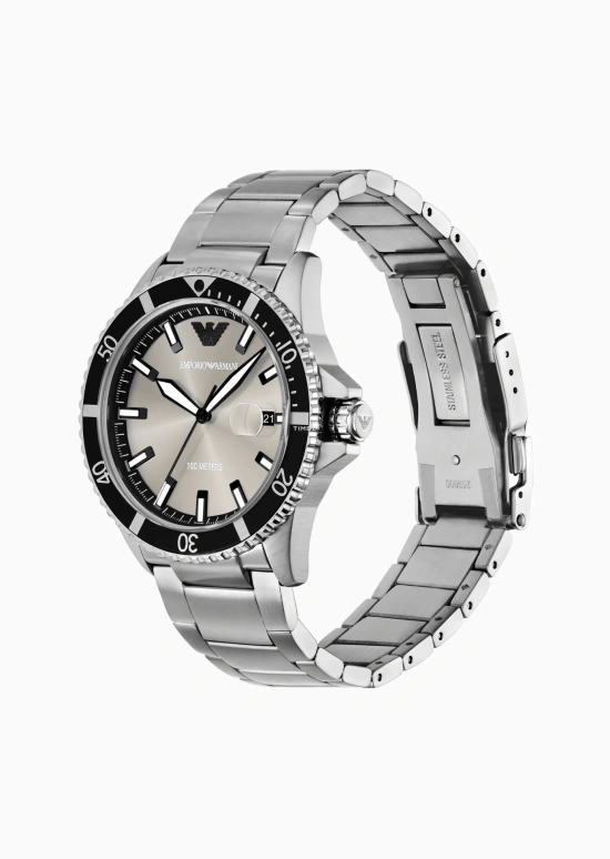 EMPORIO ARMANI,man 42mm,42mm,Stainless Steel,Grey,Quartz,Day,Sapphire,Crystal Glass,AR11683 NLP NLC