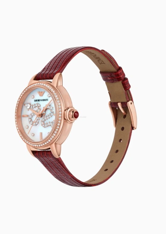 EMPORIO ARMANI,woman 32mm,32mm,Stainless Steel,Silver White,White,Quartz,Glass,Round,AR11646 NLP NLC