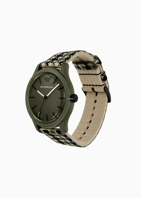 EMPORIO ARMANI,man 45mm,45mm,Stainless Steel,Dark Green,Quartz,Glass,Round,AR11694 NLP NLC