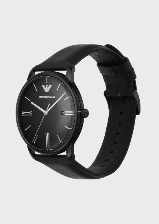 EMPORIO ARMANI,man 42mm,42mm,Stainless Steel,Black,Quartz,Day,Round,AR11573 NLP NLC
