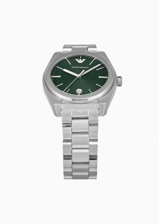 EMPORIO ARMANI,man 41mm,41mm,Stainless Steel,Green,Quartz,Day,Crystal Glass,AR11621 NLP NLC