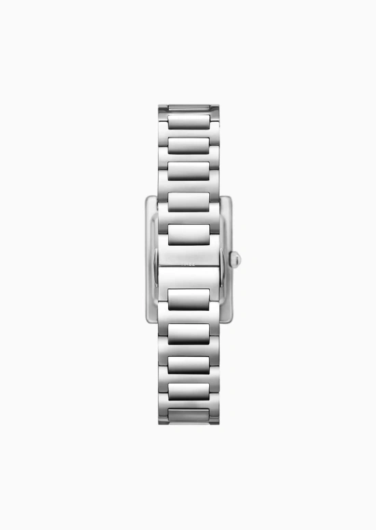 EMPORIO ARMANI,woman 32mm,32mm,Stainless Steel,Silver White,White,Quartz,Glass,Rectangular,AR11625 NLP NLC