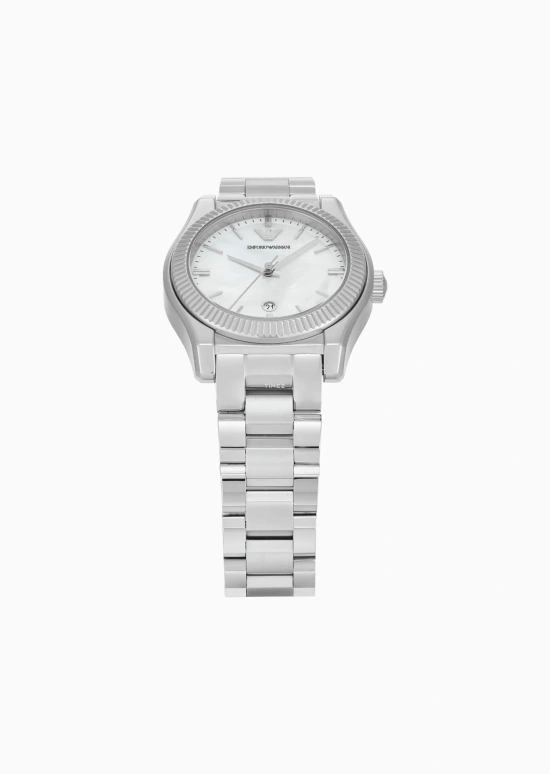 EMPORIO ARMANI,woman 32mm,32mm,Stainless Steel,White,Quartz,Day,Glass,AR11723 NLP NLC