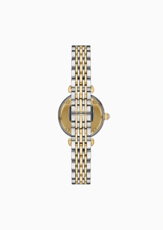 EMPORIO ARMANI,woman 28mm,28mm,Stainless Steel,Silver White,White,Quartz,Glass,Round,AR80078SET NLP NLC