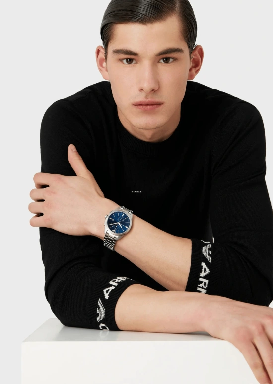EMPORIO ARMANI,man 43x52mm,43x52mm,Stainless Steel,Blue,Quartz,Chronograph,Day,AR11541 NLP NLC