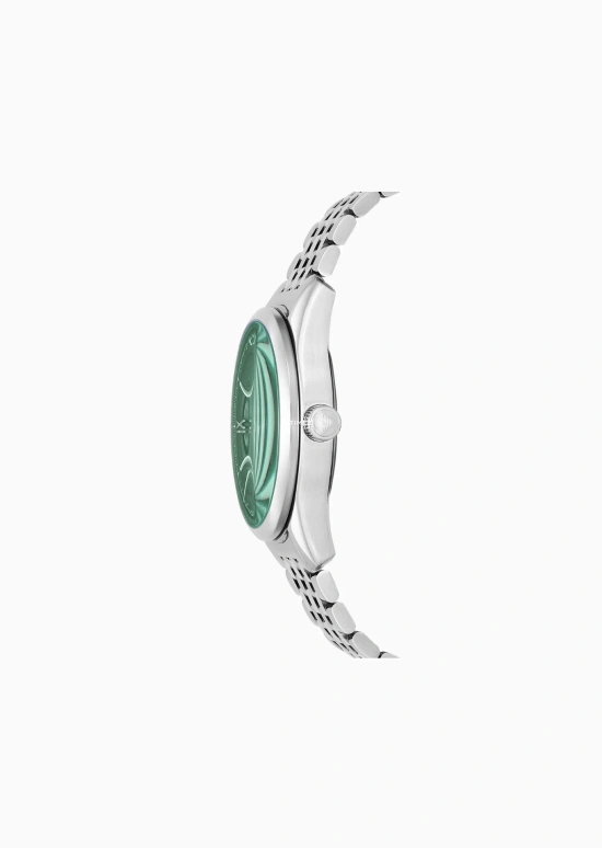 EMPORIO ARMANI,man 43mm,43mm,Stainless Steel,Green,Automatic,Glass,Round,AR60091NLPNLC