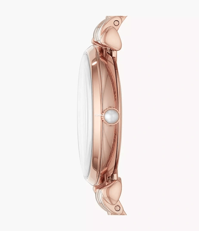 EMPORIO ARMANI,woman 32mm,32mm,Stainless Steel,White,Quartz,Round,Rose Gold,AR11267