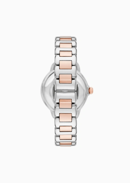 EMPORIO ARMANI,woman ,Stainless Steel,Silver,Quartz,Hardlex,Crystal Glass,Round,AR11643 NLP NLC