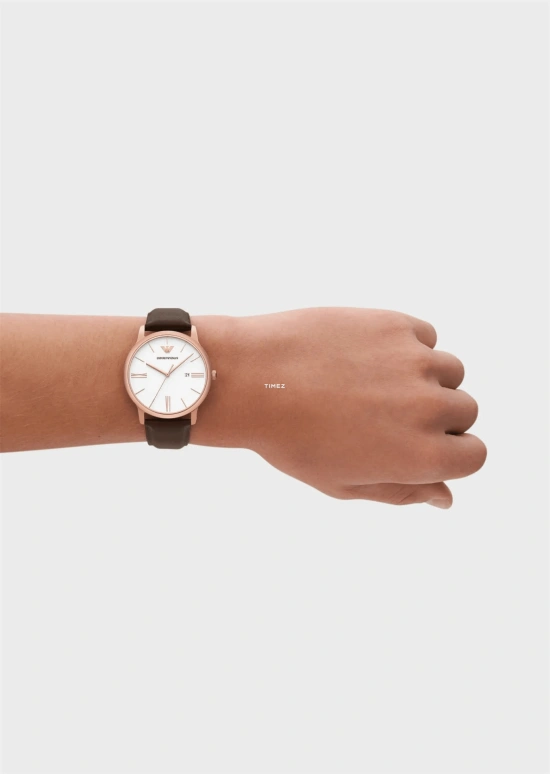 EMPORIO ARMANI,man 42mm,42mm,Stainless Steel,White,Quartz,Day,Round,AR11572 NLP NLC