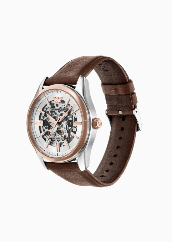 EMPORIO ARMANI,man 43mm,43mm,Stainless Steel,Silver,Automatic,Glass,Round,AR60094 NLP NLC