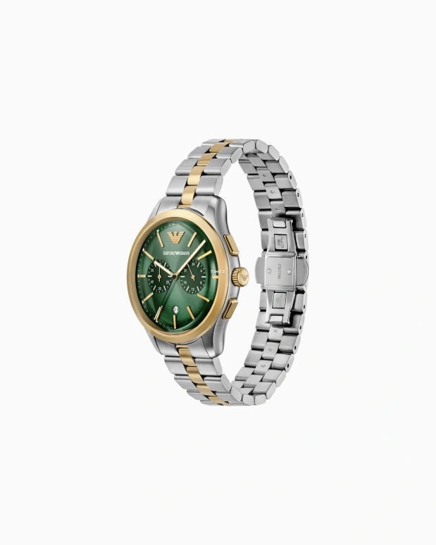 EMPORIO ARMANI,man 42mm,42mm,Stainless Steel,Green,Quartz,Chronograph,Day,AR11692 NLP NLC