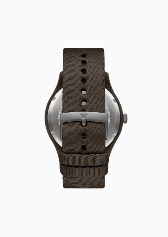 EMPORIO ARMANI,man 45mm,45mm,Plastic,Stainless Steel,Brown,Quartz,Glass,Round,AR11655 NLP NLC