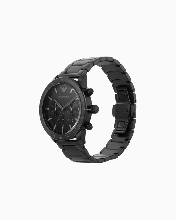 EMPORIO ARMANI,man 43mm,43mm,Stainless Steel,Black,Quartz,Chronograph,Day,AR11242 NLP NLC
