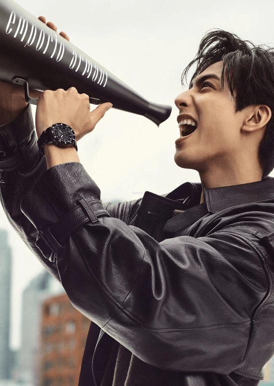 EMPORIO ARMANI,man 43.50mm,43.50mm,Ceramic,Black,Quartz,Chronograph,Day,AR70010 NLP NLC