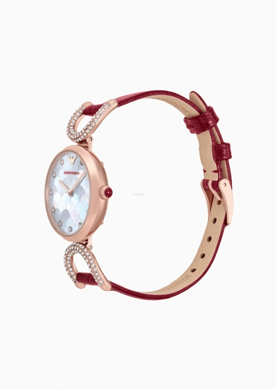 EMPORIO ARMANI,woman 28mm,28mm,Stainless Steel,White,Quartz,Glass,Round,AR11737 NLP NLC