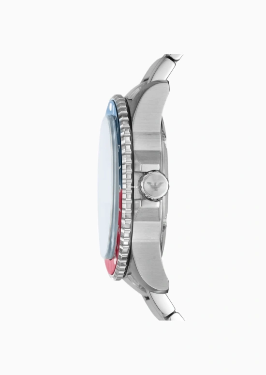 EMPORIO ARMANI,man 42mm,42mm,Stainless Steel,Blue,Quartz,Day,Dule Time,AR11590 NLP NLC