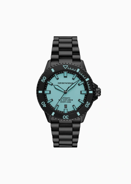 EMPORIO ARMANI,man 42mm,42mm,Stainless Steel,Blue,Automatic,Day,Sapphire,Crystal Glass,AR60084 NLP NLC