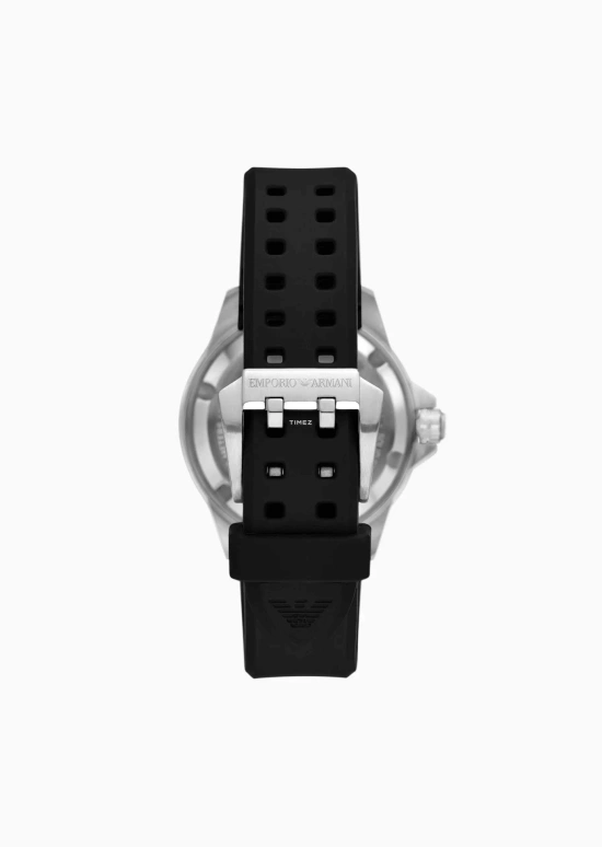 EMPORIO ARMANI,man 42mm,42mm,Stainless Steel,Black,Automatic,Day,Sapphire,Crystal Glass,AR60078 NLP NLC