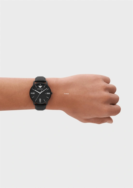 EMPORIO ARMANI,man 42mm,42mm,Stainless Steel,Black,Quartz,Day,Round,AR11573 NLP NLC