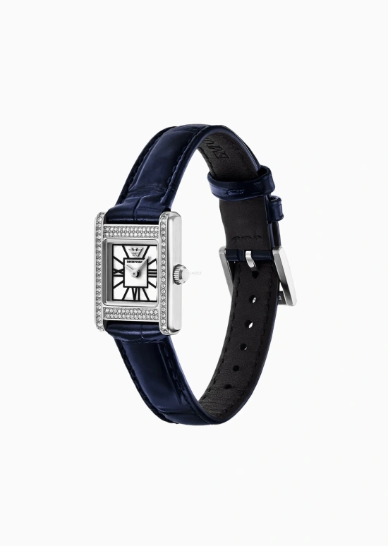 EMPORIO ARMANI,woman 26mm,26mm,Stainless Steel,White,Quartz,Glass,Square,AR11718 NLP NLC