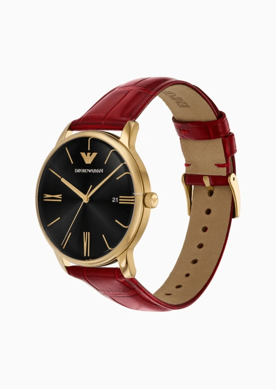EMPORIO ARMANI,man 39mm,39mm,Stainless Steel,Black,Quartz,Day,Glass,AR11673 NLP NLC