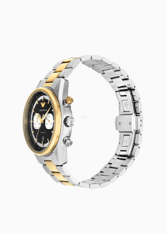 EMPORIO ARMANI,man 42mm,42mm,Stainless Steel,Black,White,Quartz,Chronograph,Day,AR11678 NLP NLC