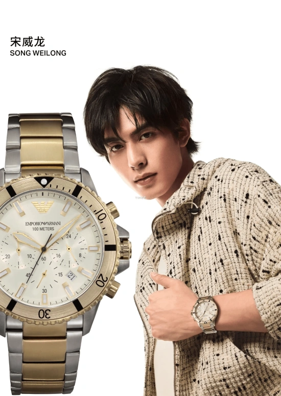 EMPORIO ARMANI,man 43.50mm,43.50mm,Stainless Steel,Cream white,Quartz,Chronograph,Day,AR11606 NLP NLC