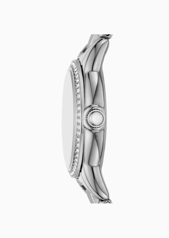 EMPORIO ARMANI,woman 26mm,26mm,Stainless Steel,Silver White,White,Quartz,Glass,Round,AR11669 NLP NLC