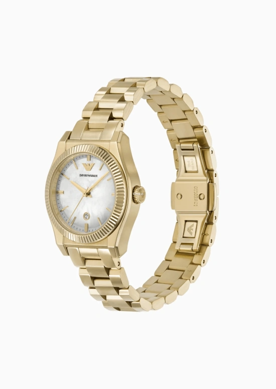 EMPORIO ARMANI,woman 32mm,32mm,Stainless Steel,Silver White,White,Quartz,Day,Glass,AR11657 NLP NLC