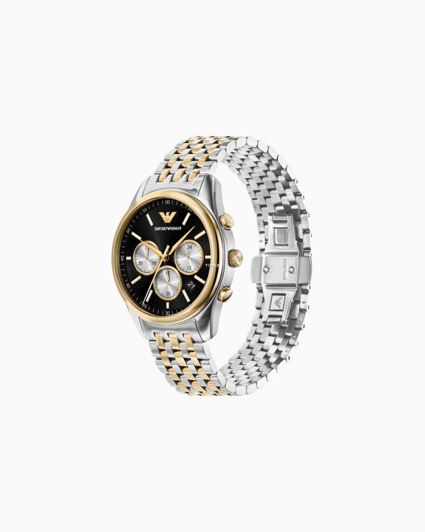 EMPORIO ARMANI,man 41mm,41mm,Stainless Steel,Black,Quartz,Chronograph,Day,AR11713 NLP NLC