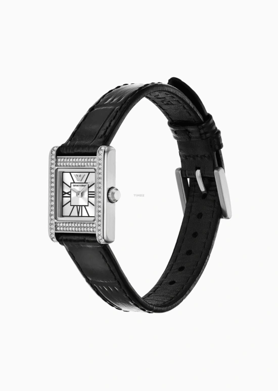 EMPORIO ARMANI,woman 26mm,26mm,Stainless Steel,Silver,Quartz,Glass,Rectangular,AR11660 NLP NLC