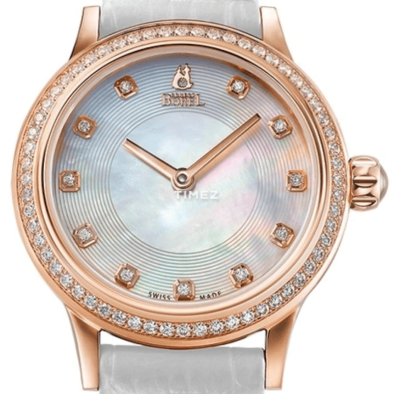 Ernest Borel,Galaxy 29mm,29mm,Stainless Steel,Silver White,Quartz,Sapphire,Crystal Glass,Round,N0113L0C,N0113L0C-QR4L