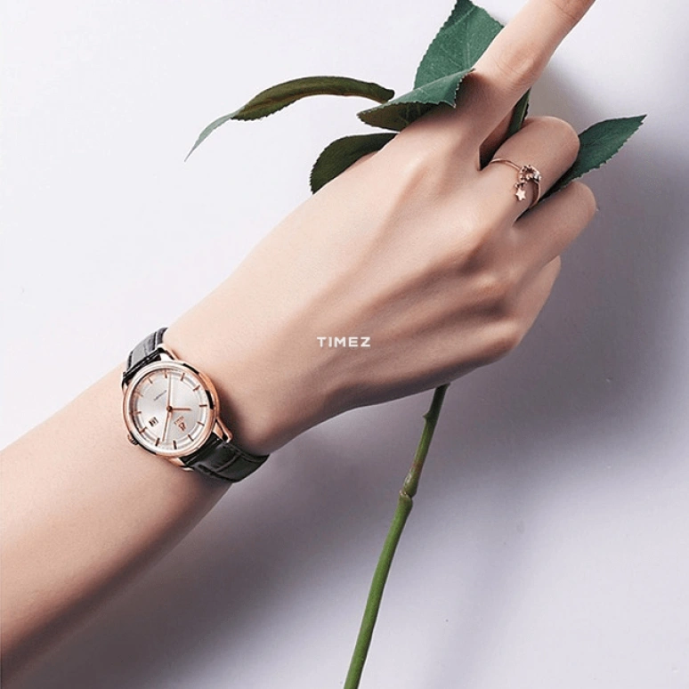 Ernest Borel,Yally 30mm,30mm,Stainless Steel,Silver,Automatic,Day,Sapphire,Crystal Glass,LGR5690,LGR5690-212BK
