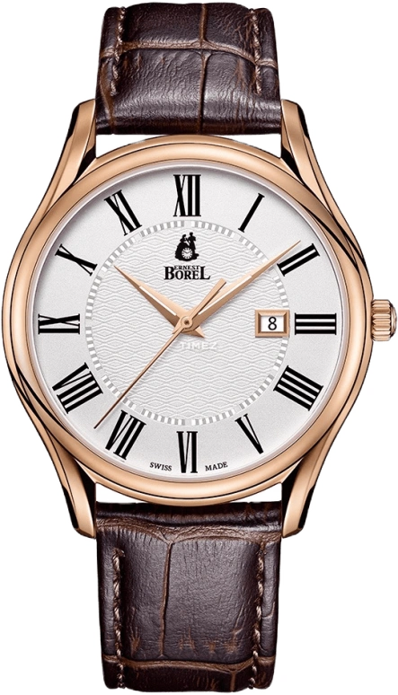 Ernest Borel,Cosmic 40mm,40mm,Stainless Steel,Silver White,Quartz,Day,Sapphire,Crystal Glass,GGR708N,GGR708N-251BR