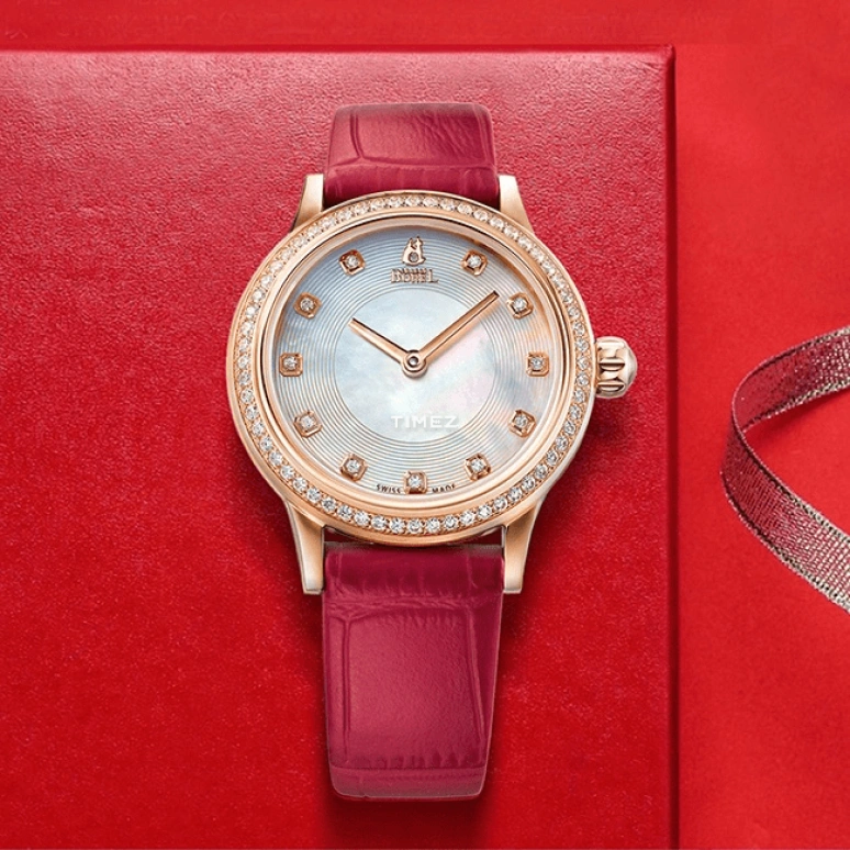 Ernest Borel,Galaxy 29mm,29mm,Stainless Steel,Silver White,Quartz,Sapphire,Crystal Glass,Round,N0113L0F,N0113L0F-QR4L